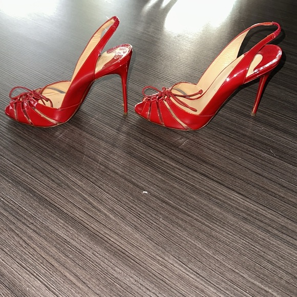 CHRISTIAN LOUBOUTIN red Corsetica Pumps size 40 - Picture 4 of 8